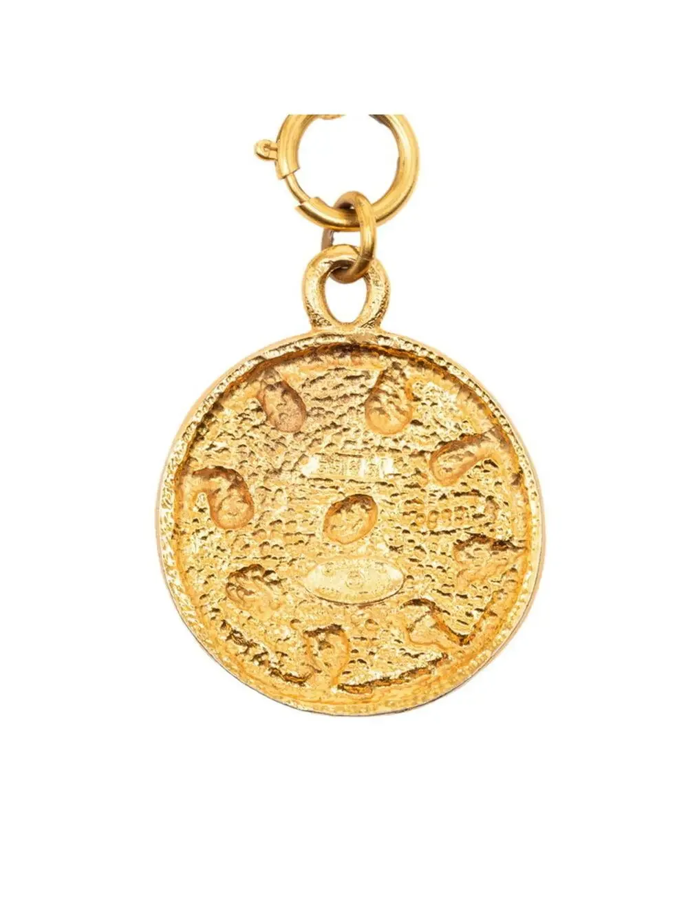 Chanel Cc Logo Pendant Necklace Metal #246917C11B